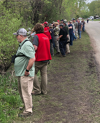 Birders at Connecticut Warbler
