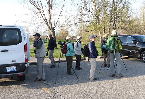 Birdfinders' group at Tawas Point