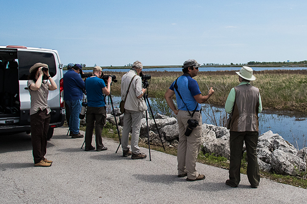 Birdfinders' group at Metzger Marsh